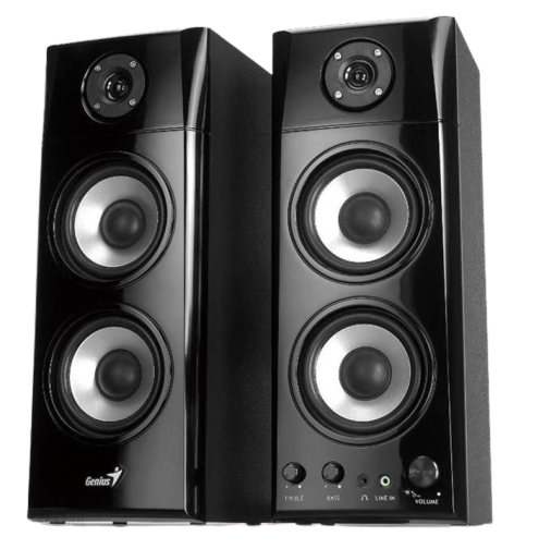 głośniki komputerowe   Genius 2.0 SP-HF1800A Black Wood (31730908100)